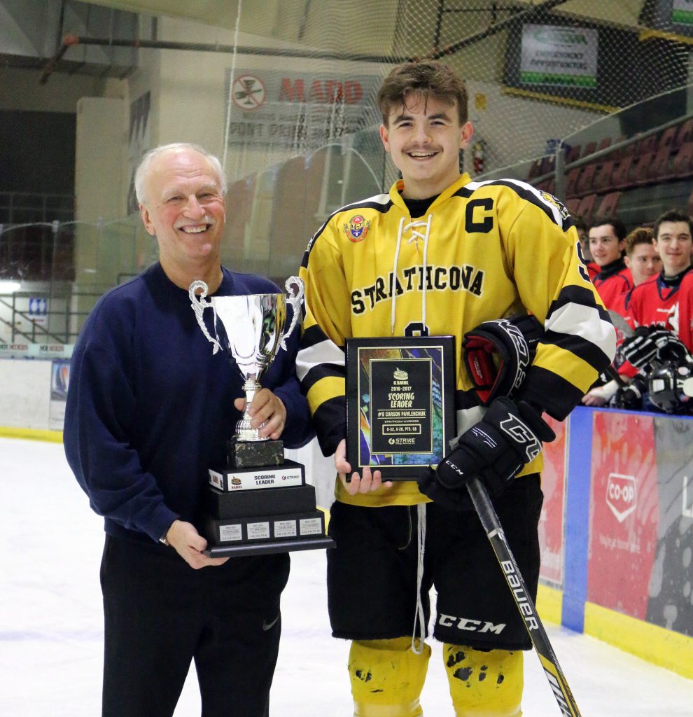 Carson Pawlenchuk – Midget AA Strike Energy Top Scorer – NAHL